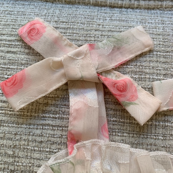 Toddler Floral Pink and White Dress - 18 months? - Picture 4 of 7